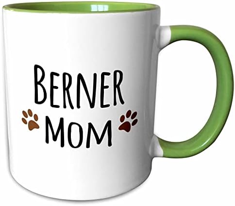 3дРоза Bernese Мама - bernese mountain dog - куче от породата - кафяв мръсната лапа. - Чаши (mug_154073_6)