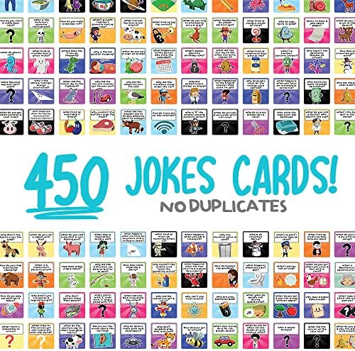 450 пощенски Картички с шеги за деца - Бележки на обяд на бокса за деца - Вдъхновяващи Мотивационни картички за деца - Шеги и каламбури за момчета и момичета - Отлично п