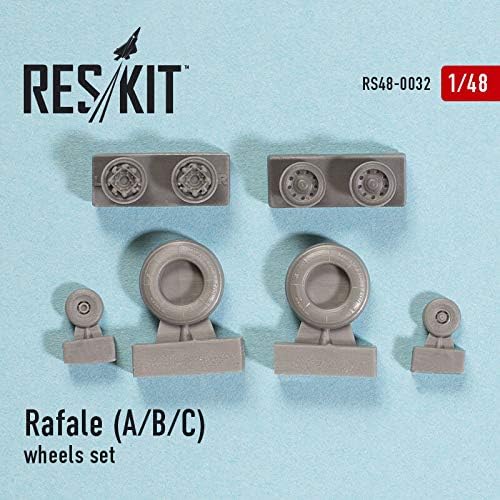 Рескит RS48-0032 - 1/48 – Комплект полимерни колела за Дасо Рафал (A/B/C)