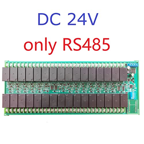 Eletechsup 32Ch DC 24 В 20A точност ръководят модул реле Ethernet/RS485 Мрежа RJ45 порт TCP/IP Modbus RTU такса (4x24