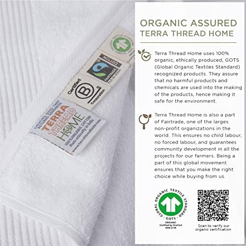Комплект от 2 Хавлиени чаршафи от Органичен памук | Меки Хавлиени кърпи | Удостоверение DESI Fairtrade | Хавлии