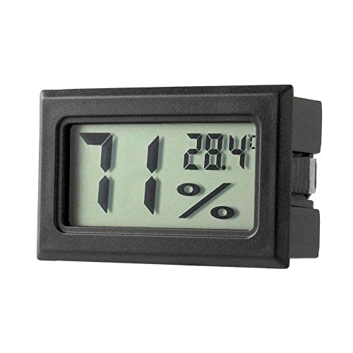 Електронен Измерител на Мини Цифров LCD Дисплей Удобен Закрит Сензор за Температура, Влажност, Температура, Влага, Преносим
