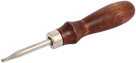 Aexit 1,2 мм, Дървена Дръжка за фабрика за щавене на кожи Занаяти Кромкообрезной Инструмент за Заваряване с Машини за