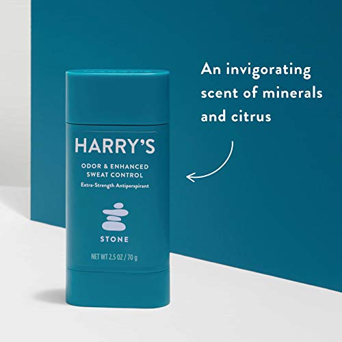 Антиперспиранти за повишена здравина Harry ' s - Антиперспиранти за мъже с аромат и подобрен контрол на пот - Stone
